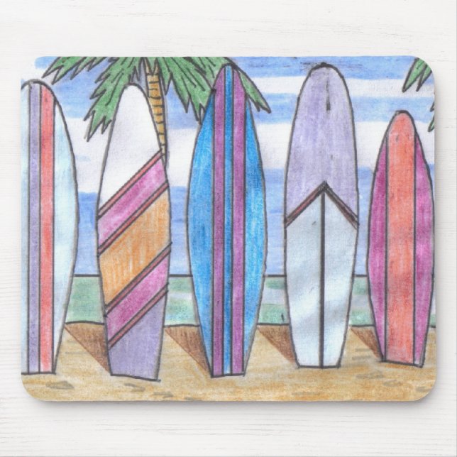 SURFBOARDS mousepad (Front)