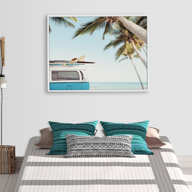Surfboards on Retro Van Poster (Creator Uploaded)