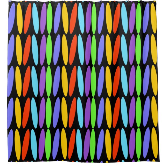 Surfboards Shower Curtain (Front)