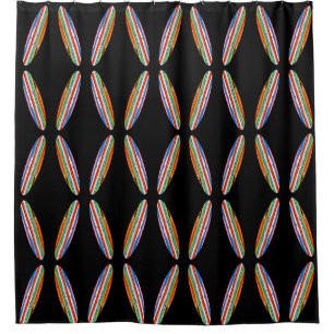 Surfboards Shower Curtain