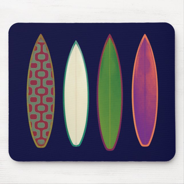 surfboards / surfing style mouse mat (Front)