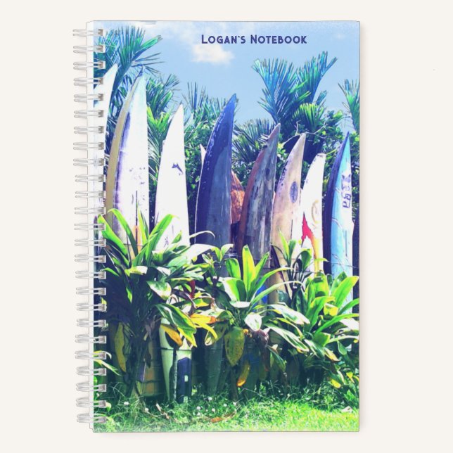 Surfboards (w/out your text)  notebook (Front)