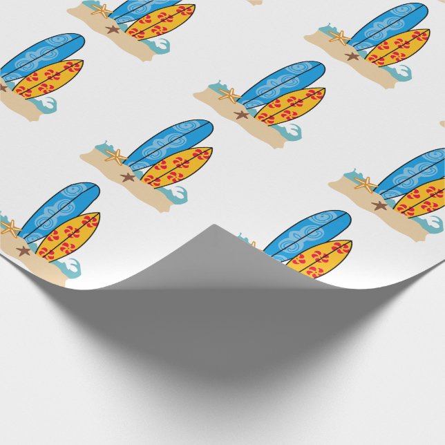 Surfboards Wrapping Paper (Corner)