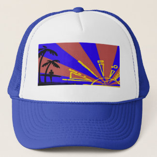 Surfer at Sundown Trucker Hat