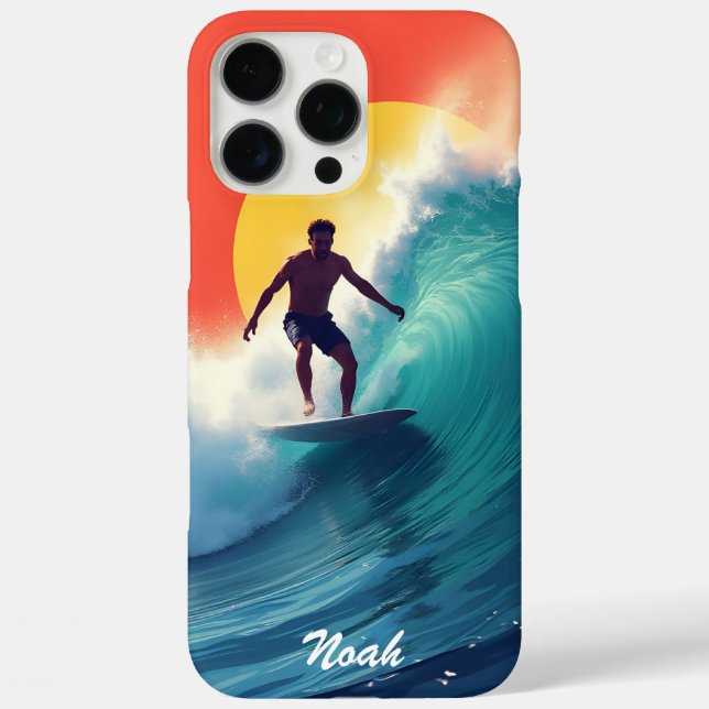 Surfer at Sunset Case-Mate iPhone Case (Back)