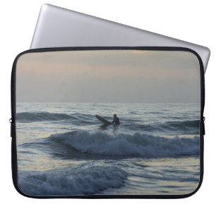 Surfer Awaits Laptop Sleeve