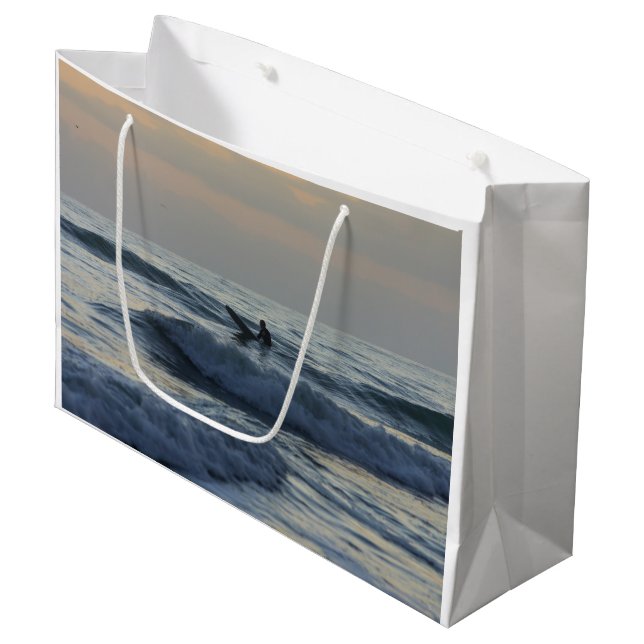 Surfer Awaits Large Gift Bag (Front Angled)