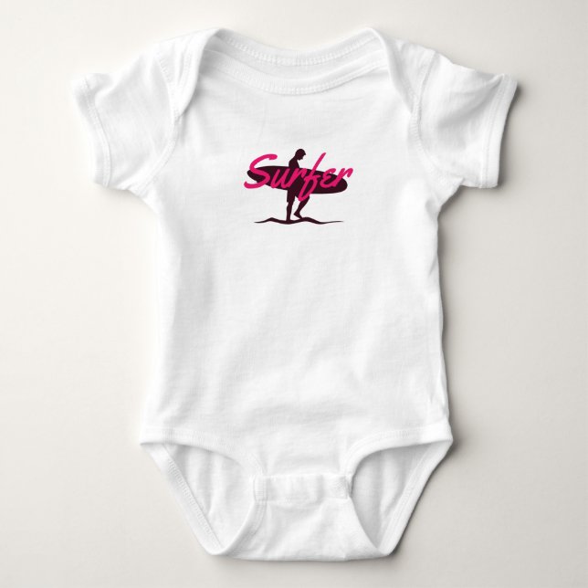 Surfer Baby Bodysuit (Front)