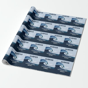 Surfer Beach Surfing Wrapping Paper