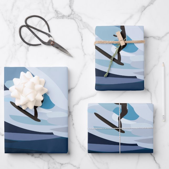 Surfer Beach Surfing  Wrapping Paper Sheet (Front)
