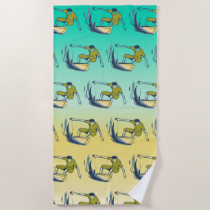 Surfer Beach Towel