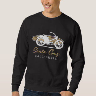 Surfer Best Surf Spots  Santa Cruz California Sweatshirt