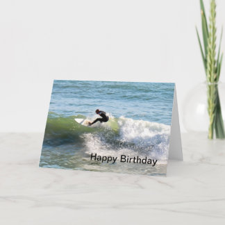 Surfer Birthday Card