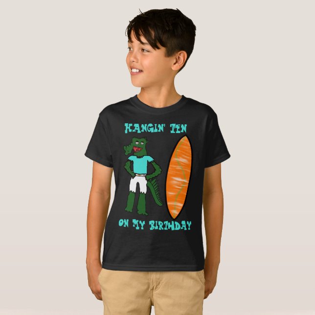 Surfer Birthday Shirt (Front Full)
