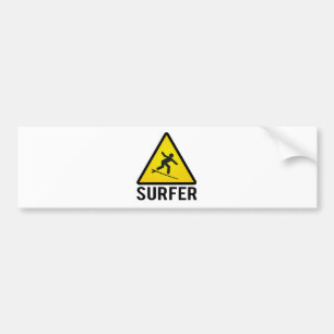 Surfer Bumper Sticker