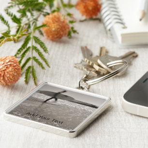 Surfer by Shirley Taylor Key Ring