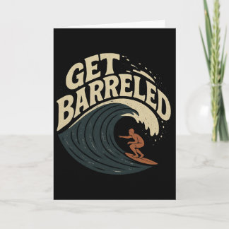 Surfer Catching A Rrel - Get Rreled _2 Card