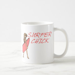 Surfer Chick Coffee Mug