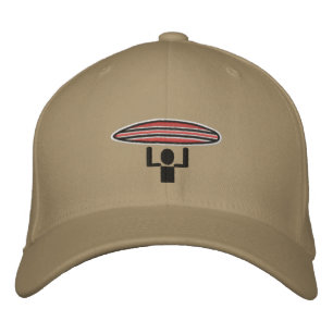 Surfer Crossing lid Embroidered Hat