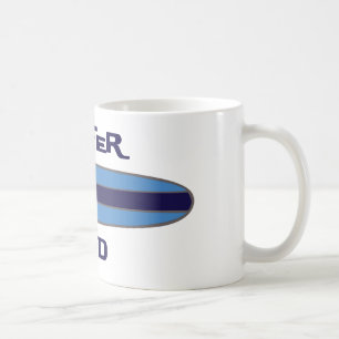 Surfer Dad Blue Coffee Mug