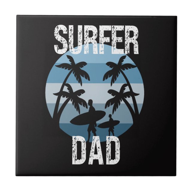 Surfer Dad Tile (Front)