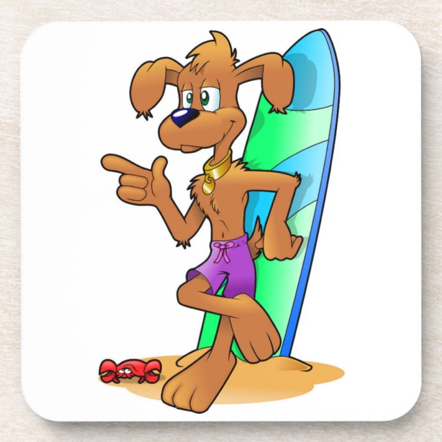 SURFER DOG COASTER (Front)