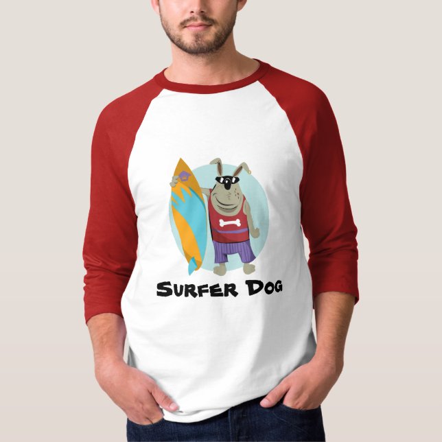 surfer dog T-Shirt (Front)