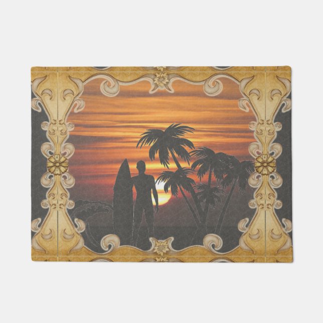 Surfer Door Mat (Front)