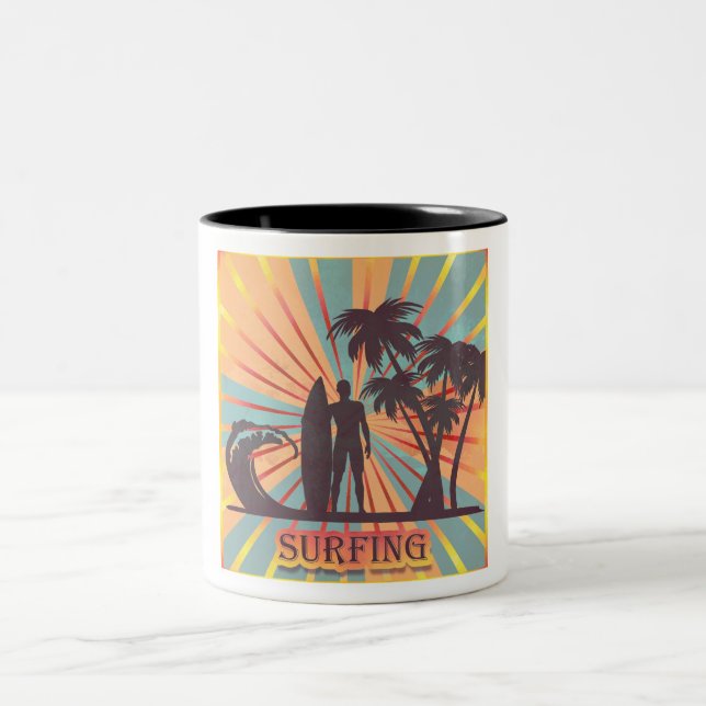 Surfer Dude Coffee Mug (Center)