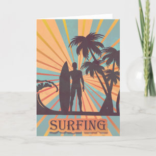 Surfer Dude Greeting Card