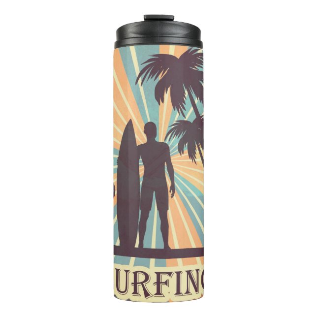 Surfer Dude Thermal Tumbler (Front)