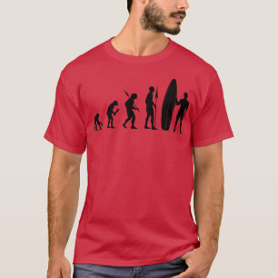 Surfer Evolution Surfing T-Shirt