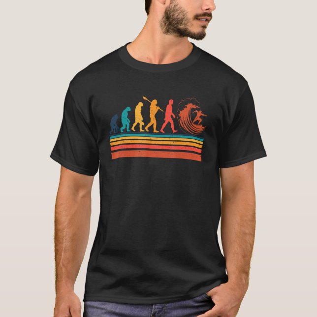 Surfer Evolution Surfing T-Shirt (Front)