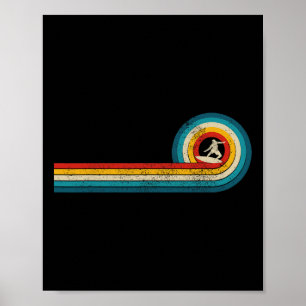 Surfer Gift Vintage Wave Retro Surfing Surf Beach Poster