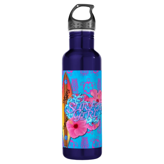 Surfer Girl 710 Ml Water Bottle (Front)