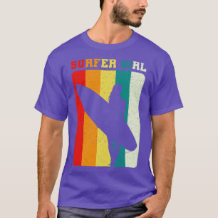 Surfer Girl Beach Sea Sun Travel Gift T-Shirt