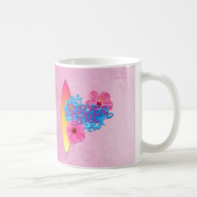 Surfer Girl Coffee Mug (Right)