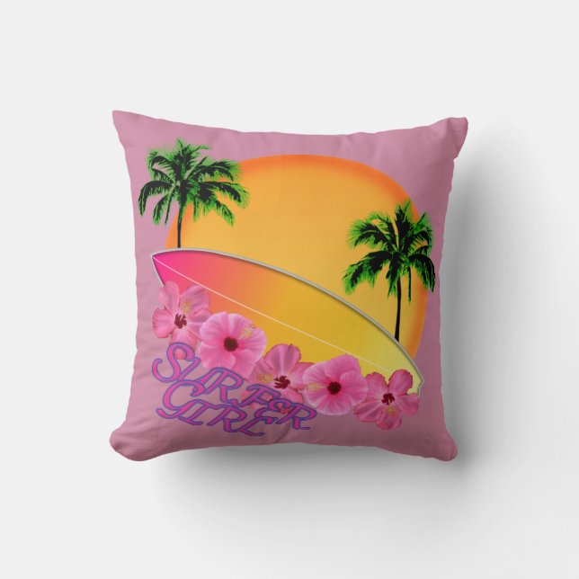 Surfer Girl Cushion (Front)