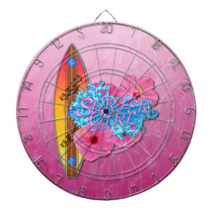 Surfer Girl Dartboard
