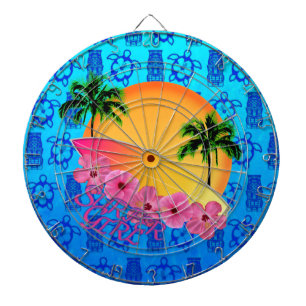 Surfer Girl Dartboard