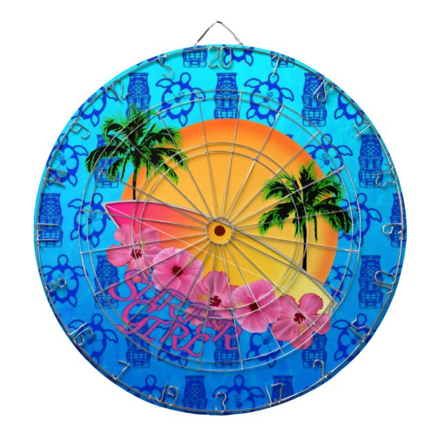 Surfer Girl Dartboard (Front)