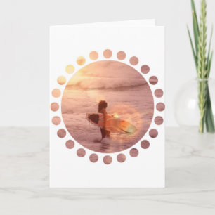 Surfer Girl Greeting Card