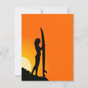 Surfer Girl Invitation