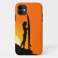Surfer Girl iPhone 5 Barely There Case