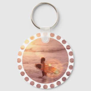 Surfer Girl Keychain