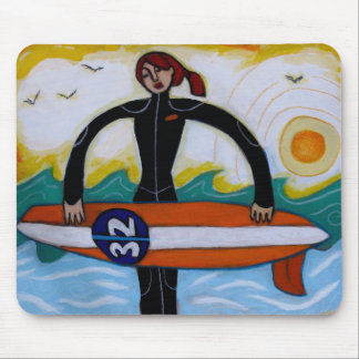 Surfer Girl mousepad