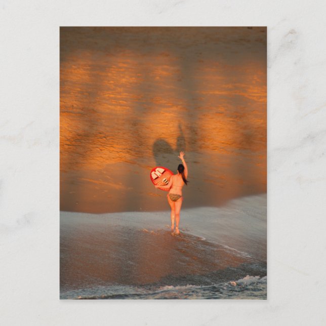 Surfer Girl Postcard (Front)