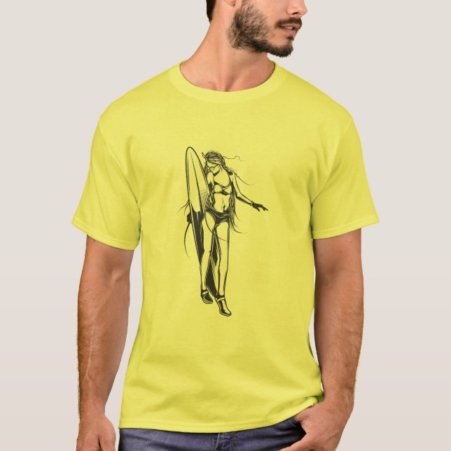 Surfer Girl T-Shirt (Front)