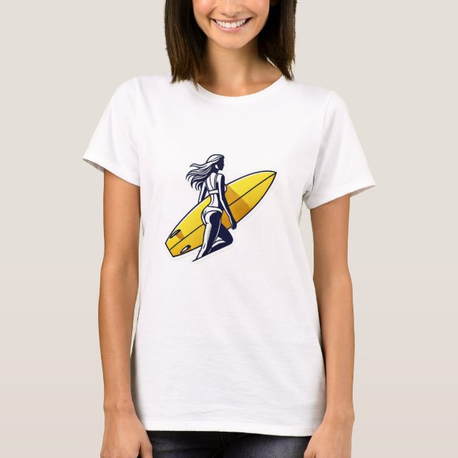 Surfer girl T-Shirt (Front)