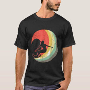 Surfer Girl Vintage surfing Wave gift idea surfboa T-Shirt